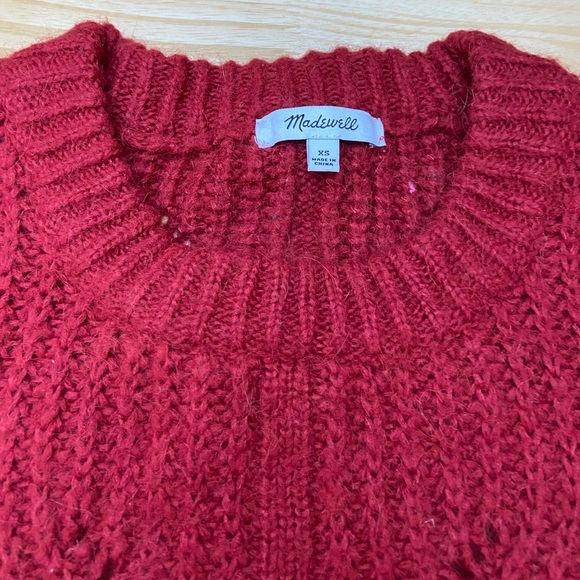 Madewell Chunky Cable Knit Sweater | Women's Sz XS - Picture 7 of 7